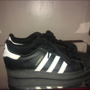 Adidas superstar (black & white )
